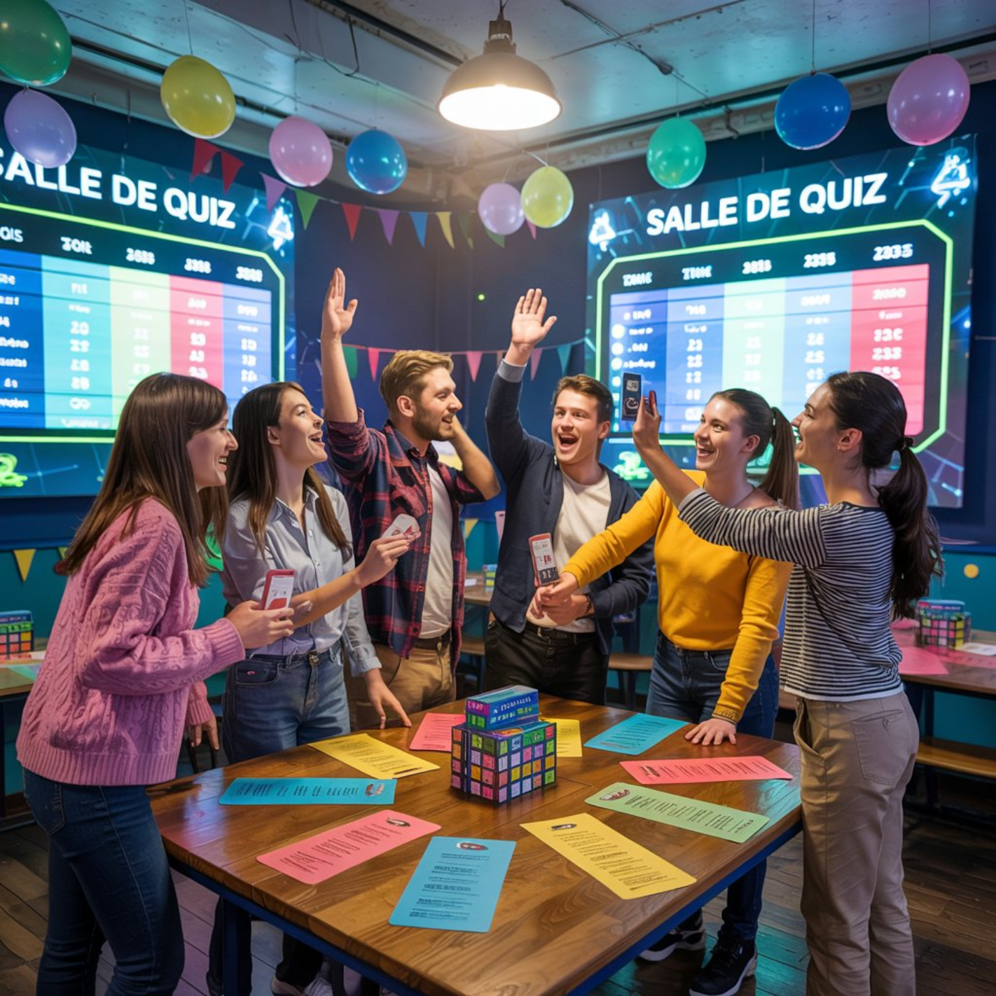 Quiz interactif, Blind test et Karaoké