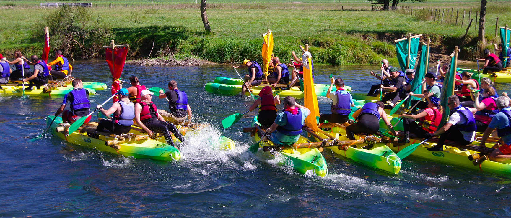 Radeaux et régates urbaines